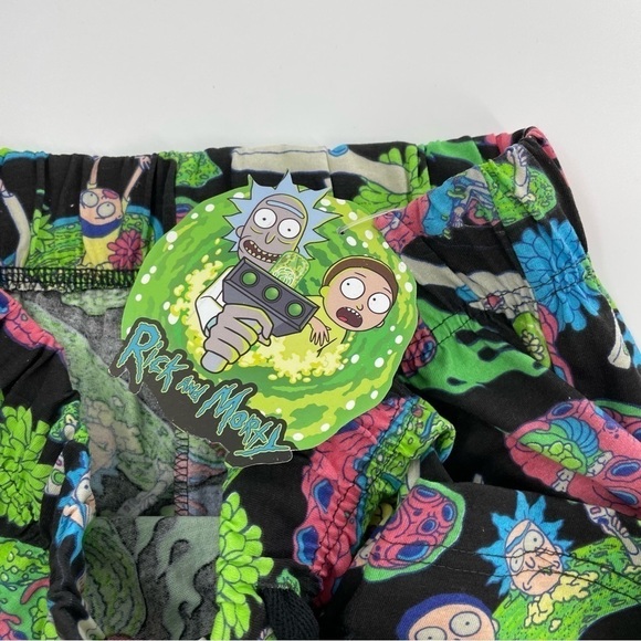 Rick And Morty Never Worn NWT Drawstring‎ Cotton Bermuda Shorts - Picture 4 of 6